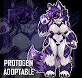 [ADOPTABLE] / Crystal Paws Protogen by Serandres
