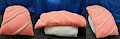 Salmon Nigiri! by DisasterByDesign