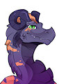 Finished dragon potrait
