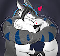 Strong Shark Hug by leewolf