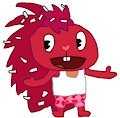 Flaky in Undershirt and Boxers (pingguolover Remake) by NickJrBunniesFan