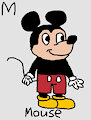 Mickey Mouse in AngesSZ's Animal Alphabet Cards by NickJrBunniesFan