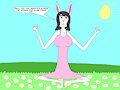 Ranger Rabbit Meditates (Pink Dress) by DanvilleChronicles