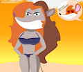 Talia Squeaks at the beach