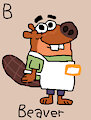 Buck in AngesSZ's Animal Alphabet Cards by NickJrBunniesFan