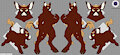 Fire Sunset Boar Adopt-OPEN by ChaosEye