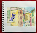 Watercolor Studies: Lufis in Manarola (1/20) by pandapaco