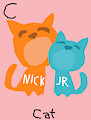 Nick Jr. Cats in AngesSZ's Animal Alphabet Cards by NickJrBunniesFan