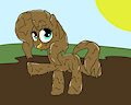 sunset shimmer in the mud by mucky