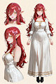 Roselle the Sunshroud Elf by scorpianpp