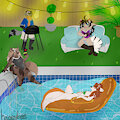 [COM] Evening by the Pool