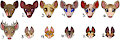 Headshot Adopts [12/12 OPEN] by Werewolfbusiness