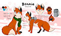 Fox Girl Bonnie Reference Sheet by fennekfuchs