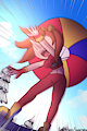 Yanked By A Parachute by lumineko
