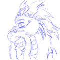 Altair Face Sketch by Newbear83