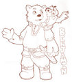 Ben and Archimedes, Traveling Companions by Newbear83