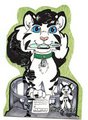 MFM Zoo Badge-Kengi and Seph by FrostClawStudios