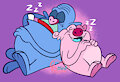 Sleepy Alien Couple