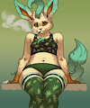 leafeon 420 by teethsmuggler