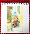 Watercolor Studies: Koda in Riomaggiore (4/20) by pandapaco