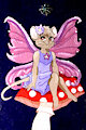 Fairy Mouse And Mushroom by FoxyFlapper