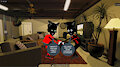 Mao Mao and Bucky Don't Want To Share The PS5 Controller by ShiftyGal1989