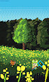 through the meadow