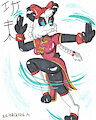 Re-draw: Kung-Fu Miranda Panda by CapCheto92