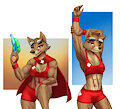 [C] Laika the Lifeguard by MykeGreywolf