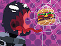 Umbra Catches a Snack in His Web by anonstero