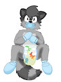 Baby boy raccoon by Alfr4d