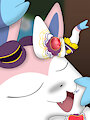 Vatlitea nomming a small Aquachi! by boolerex