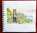 Watercolor Studies: Cappy in Manarola (5/20) by pandapaco