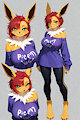 Gina the Jolteon by scorpianpp