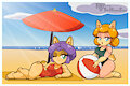 Samurai Pizza Cats: Beach Babes by ThisNameisTaken