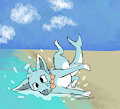 Auggie Beach [AF] by RazzleTheRed