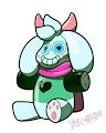Pooltoy Ralsei by B3NN1