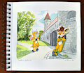 Watercolor Journey: Bento and Shackle in Tallinn (15/20) by pandapaco