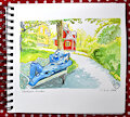 Watercolor Journey: Jinx in Stockholm (17/20)