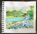Watercolor Journey: Sparky in Walenstadt (18/20) by pandapaco