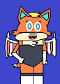Audie The Batwolf Posing by jeremycrimson