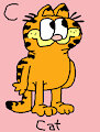 Garfield in AngesSZ's Animal Alphabet Cards