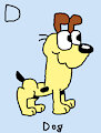 Odie in AngesSZ's Animal Alphabet Cards