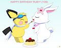 Ruby's Birthday Pudding by pichu90