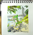 Watercolor Journey: Trakk in New York (19/20) by pandapaco