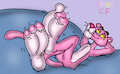 Da Pink Panther Chillin by TheRedSkunk