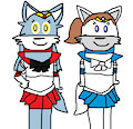 Kira And Frost As Sailor Guardians