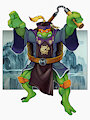 Jiangshi-Mikey (Michelangelo) by ReyOscuro