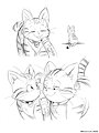 Sketch 613 - Ubi & Meow Meow by WinickLim