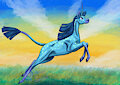 Fenra Leaps - Art Fight by SonicSpirit